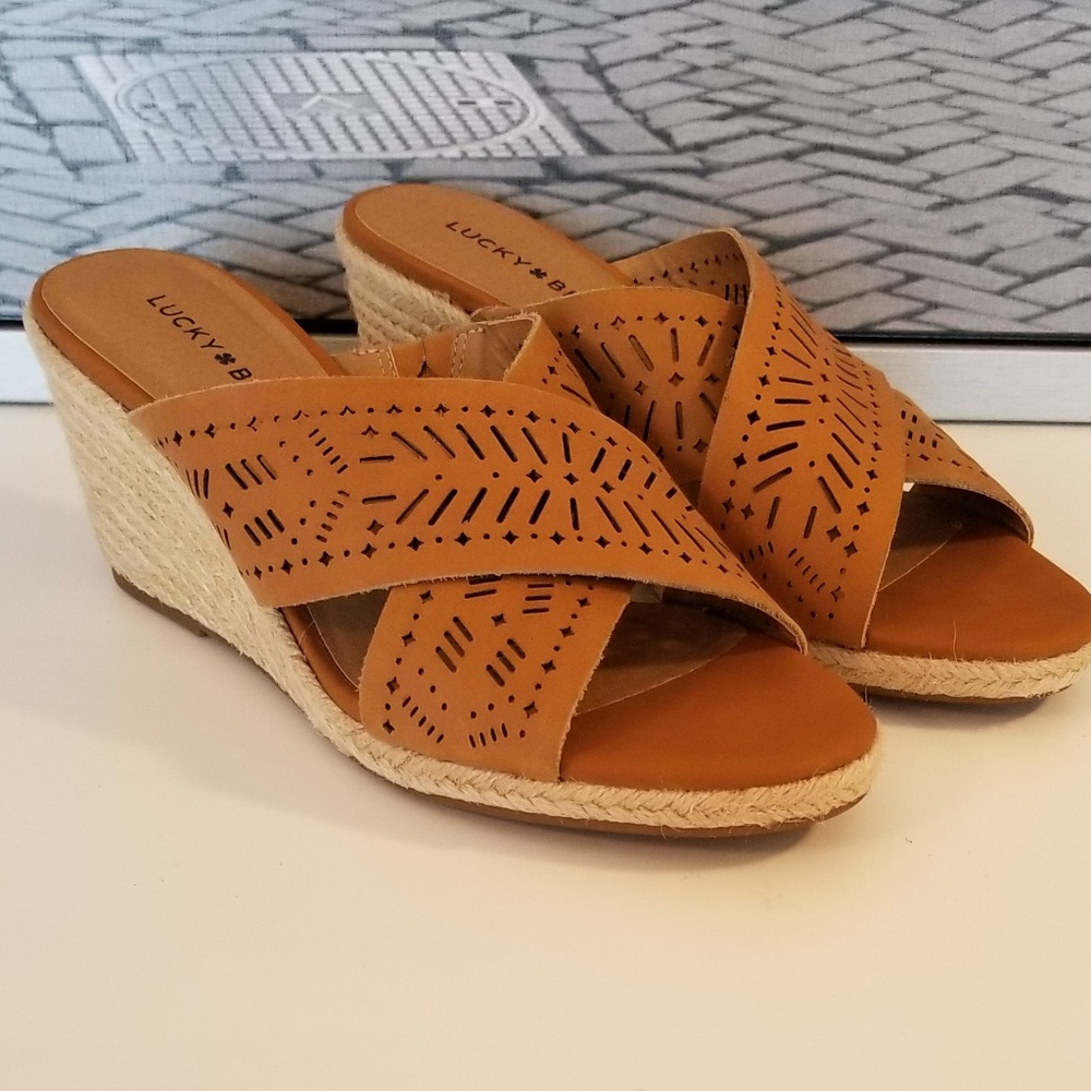 Lucky Brand Wedge Mules - Picture 6 of 6